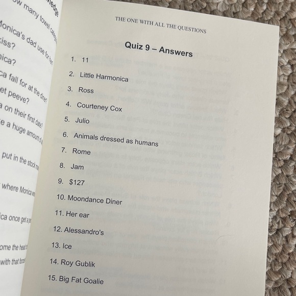 LIMITED EDITION “The One With All The Questions - Friends 25th Anniversary” - Picture 6 of 6